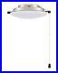 - 1 Light Universal Ceiling Fan Light Kit in Brushed Polished Nickel Finish