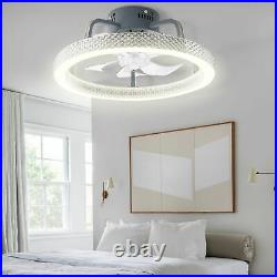 18 Modern Ceiling Fan with Light Kit Remote Invisible Chandelier Ceiling Fan