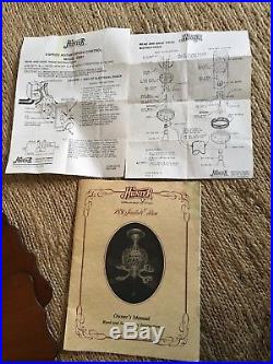 1886 Ltd Edition Commemorative Ornate Cast Iron Hunter Ceiling Fan & Light Kit