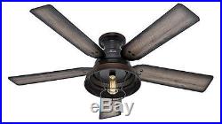 2 PACK! 52 Cheyenne Bronze 1 Light Indoor/Outdoor Ceiling Fan with Light Kit
