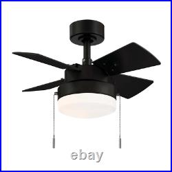 24inch Metarie II Ceiling Fan Light Kit Home Indoor Hampton Bay Matte Black New