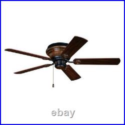 42 Aged Walnut LED Indoor Ceiling Fan with Light Kit
