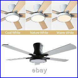42 Inch Indoor Ceiling Fan with Light Kit and Remote For Living Room Home Office