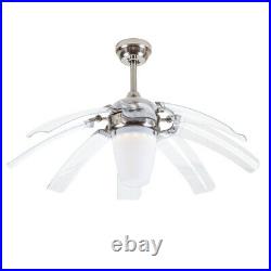 42 Indoor Ceiling Fan with Light Kit Remote Control Modern Style and 8 Blades