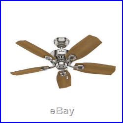 44 Brushed Nickel 2 LED Indoor Ceiling Fan with Light Kit