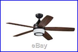 48 Espresso LED Indoor Ceiling Fan with Light Kit