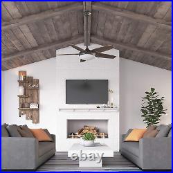 50197 Carmel 48 Contemporary Ceiling Fan with Integrated Light Kit and Remote C