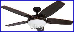 50197 Carmel 48 Contemporary Ceiling Fan with Integrated Light Kit and Remote C