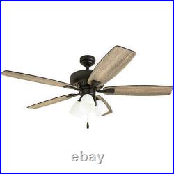 52 Bronze LED Indoor Ceiling Fan with Light Kit