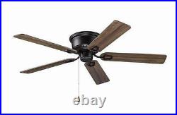 52 Bronze LED Indoor Ceiling Fan with Light Kit Reversible Blades