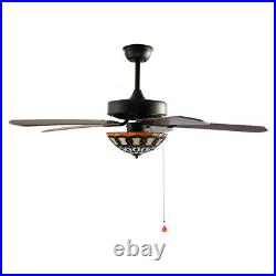 52 Ceiling Fan with Light Kit Remote Control Indoor Living room 3 Speed Change