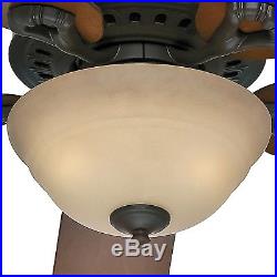 52 Hunter Ceiling Fan in New Bronze with Light Kit and Remote Control