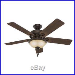 52 Midnight Copper LED Indoor Ceiling Fan with Light Kit