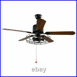 52 Modern Ceiling Fan with Light Kit &Remote Control Chandelier Ceiling Light
