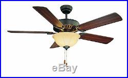 52-SGB-5RV-13 Savoy House Barbour Island 52 Indoor Ceiling Fan With Light Kit
