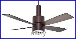 54 Casablanca Contemporary Ceiling Fan, Brushed Cocoa Integrated Light Kit