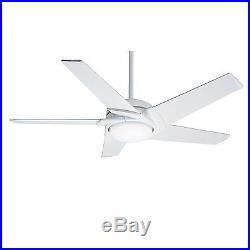 54 Casablanca Snow White Ceiling Fan with LED Light Kit ENERGY STAR RATED