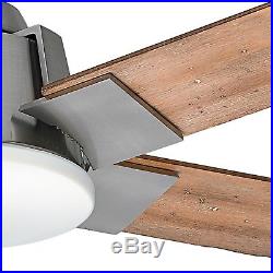 56 Casablanca Brushed Nickel Ceiling Fan with LED Light Kit