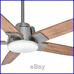 56 Casablanca Brushed Nickel Ceiling Fan with LED Light Kit- ENERGY STAR Rated