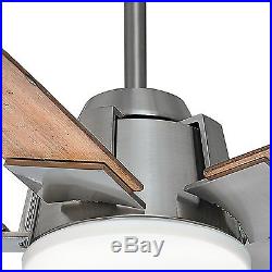 56 Casablanca Brushed Nickel Ceiling Fan with LED Light Kit- ENERGY STAR Rated