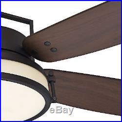 56 Casablanca Outdoor Ceiling Fan Maiden Bronze with Cased White Light Kit