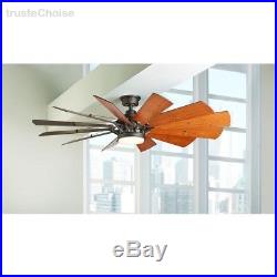 60 Ceiling Fan+Light Kit+Remote-Heavy+9 Speed Heavy Duty Indoor Outdoor Safe