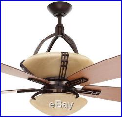 60 Great Room Dual Up and Down Light Kit Bronze Ceiling Fan Interior Decor