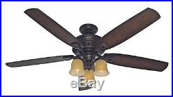 60 Onyx Bengal 3 Light Indoor Ceiling Fan with Light Kit