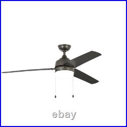 60 in LED Ceiling Fan Light Kit Indoor Outdoor Frosted Glass Reversible Motor
