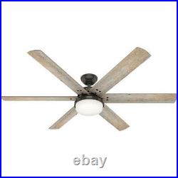64 Noble Bronze Finish LED Indoor Ceiling Fan with Light Kit