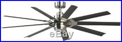 72-in Ceiling Fan LED Light Kit Remote 9-Blade ENERGY STAR Indoor/Outdoor New