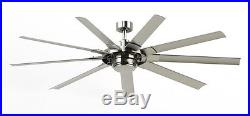 72-in Indoor/Outdoor Multi-Use Ceiling Fan Light Kit 9-Blade Energy Saver New