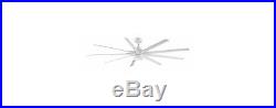 84 Fanimation Odyn 9 Blade LED Ceiling Fan withRemote & Light Kit Matte White