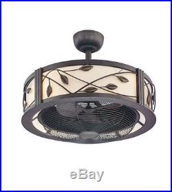 Allen + roth Eastview 23-in Bronze Ceiling Fan with Light Kit & Remote #LP8074LAZ