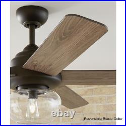 Avonbrook 56 In. Led Bronze Ceiling Fan With Light Kit And Remote Control