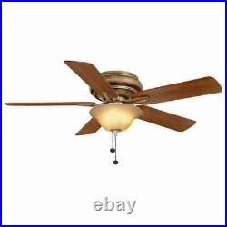 Bay Island 52 in. Indoor Desert Patina Ceiling Fan with Light Kit by Hampton Bay