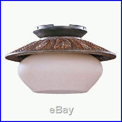 Bay Isle Home Fernleaf Breeze 1-Light Bowl Ceiling Fan Light Kit