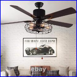 Bella Depot Ceiling Fan with Light Kit 42 Dimmable Reversible Blades/Motor Black