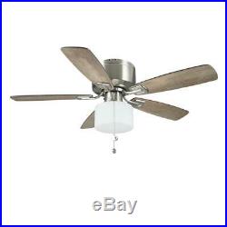 Bellina 42 in. Brushed Nickel Ceiling Fan with LED Light Kit
