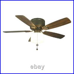 Bellina Oil-Rubbed Bronze Ceiling Fan with LED Light Kit (42 in.)