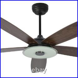 CARRO Ceiling Fan 56 Integrated LED Dimmable DC Motor With Light Kit + Downrod