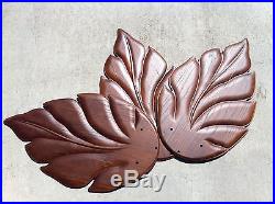 Carved Wood Leaf Blade Bahama Style Ceiling Fan Anchor Fans