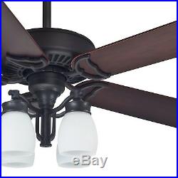 Casablanca 52 Maiden Bronze Ceiling Fan with Light Kit Remote Control Included