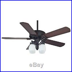 Casablanca 52 Maiden Bronze Ceiling Fan with Light Kit Remote Control Included