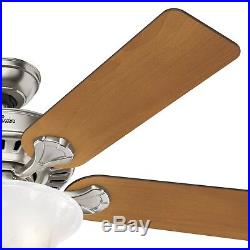 Casablanca Fan 54 in Architectural White Damp Ceiling Fan with Light Kit