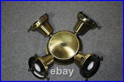 Casablanca K4S-4 Antique Brass Ceiling Fan 4 Light Kit Fixture Fitter 2.25