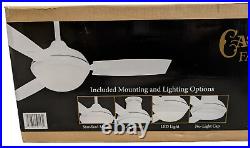 Casablanca Verse Fresh White 44 Verse Ceiling Fan With Led Light Kit & Remote