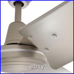 Ceiling Fan AC Motor Light Kit Compatible Reversible Motor ABS Brushed Steel