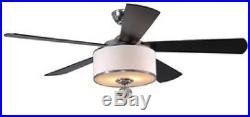 Ceiling Fan Decor Residential Downrod Mount Indoor with Light Kit and Remote