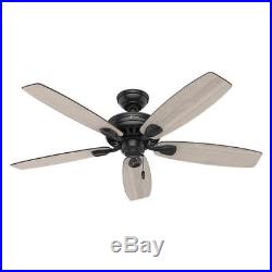 Ceiling Fan Indoor LED Light Kit Rustic Living Room Bedroom Angled Low Mounting